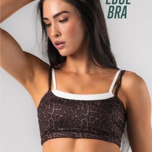 Wild Edge Women's Leopard Sports Bra